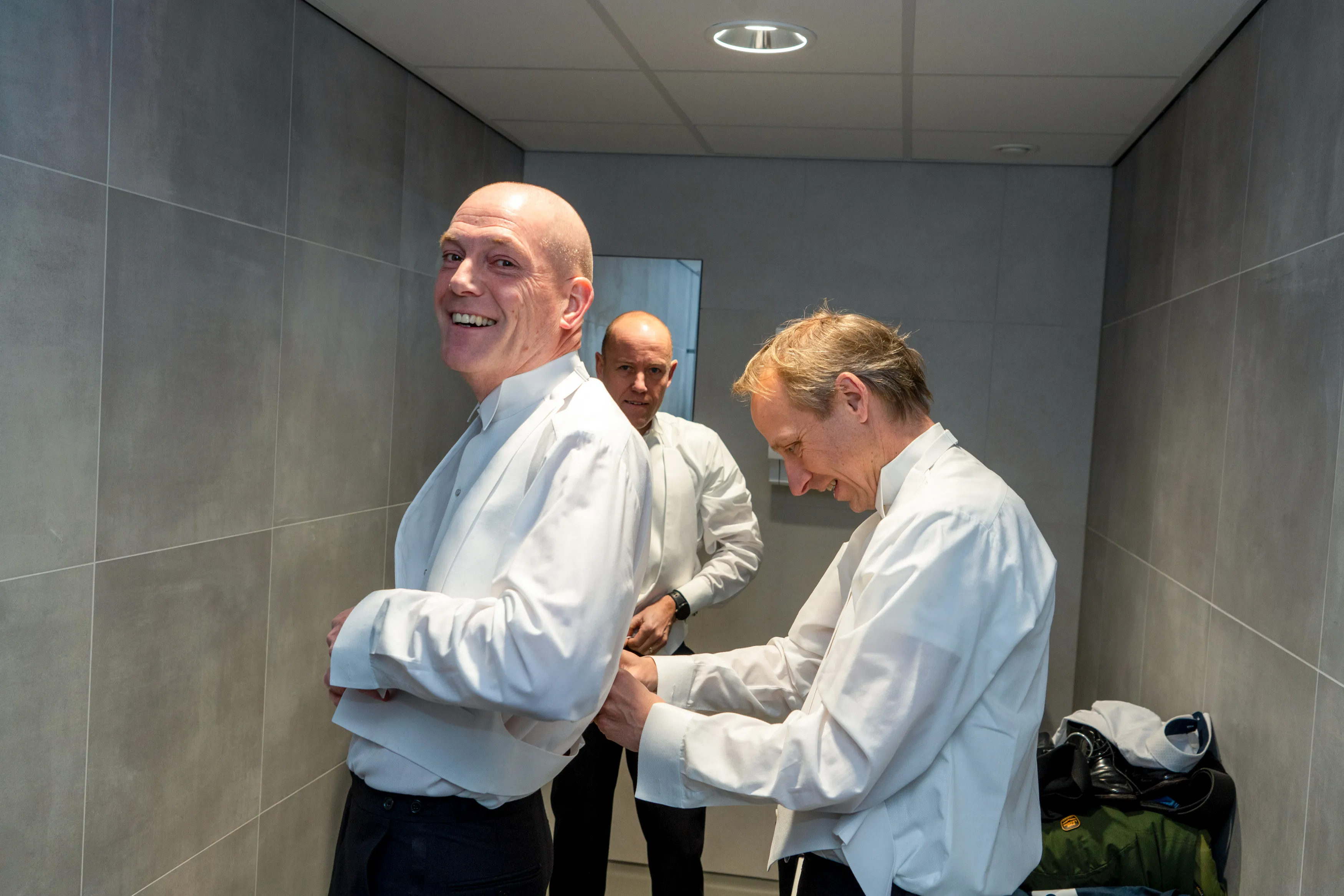 Stil moment van voorbereiding voor de promotieceremonie in het Academiegebouw van de Radboud
